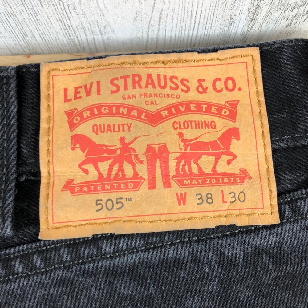 Levi’s 505 Black Wash Men’s 38x30